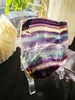 Multi Color Polished Rainbow Fluorite Slab