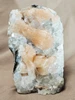 Zeolite - Silbite / Heulandite crystals in an Albite field. 