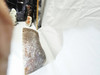 Artist Grade Natural Boulder Agate Geode with Citrine Yellow Crystal Center - Book End Style Cut