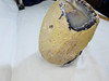 Artist Grade Natural Boulder Amethyst Agate Geode with Citrine Yellow Crystal Center - Book End Style Cut