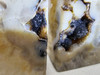 Artist Grade Natural Citrine Boulder Agate Geode with Geothite Crystal Center - Book End Style Cut