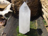 Very Tall  Polished Quartz Crystal Point