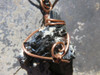 Shiny Black Schorl Tourmaline Crystal Copper Wire Wrapped Pendant - Tesla Wrap