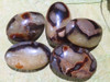 Polished Septarian Gallets (Dragon Egg) - Worry Stone - Palm Stone - Fidgit Rock - Home Decor - from Madagascar