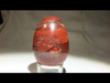 Red Snakeskin 45 mm Polished Egg 