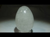 Clear - White Quartz 45 mm Polished Egg 