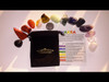 Deluxe Chakra Set - All Natural Semi Precious Stones with Info Card and Black Velvet Pouch 