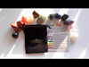 Deluxe "Exotic" Chakra Set - All Natural Semi Precious Stones with Info Card and Black Velvet Pouch 