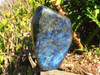 Polished A Grade Large  Polished Labradorite Standing Free Form