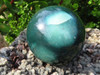 Beautiful set of Polished Green Ocean Jasper - 1 Crystal Ball and 1 Egg