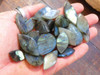 Small Polished Labradorite Cabochons  - Sold per piece