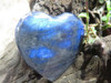 Polished Labradorite Heart Stones  - Sold per piece