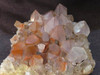 Natural Small Tangerine Quartz Cluster