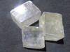 Natural Iceland Spar Calcite Cubes