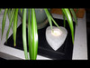Polished Heart - Natural Selenite Tea Light Candle Holder