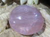 Polished Gemmy Rose Quartz Gallet -  Palm Stone - Fidget Rock - from Madagascar