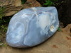 Extra Large Polished BLue Agate Crystal Standing Freeform