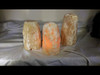 Orange Calcite Mountain Lamps - Rough Orange Calcite - Small