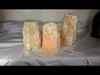 Orange Calcite Mountain Lamps - Rough Orange Calcite - Small