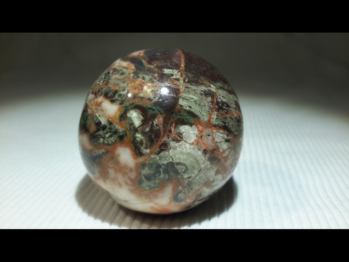 Rhyolite 40 mm Polished Sphere - Crystal Ball - StarStuff.Rocks
