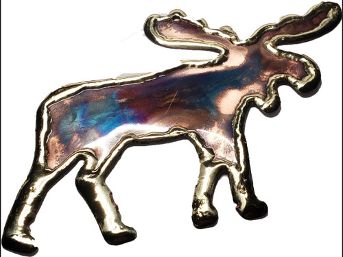 Copper Ornament - Moose