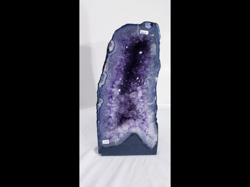 Amethyst Church Crystal Cathedral Geode - Great Color!  Almost 15"