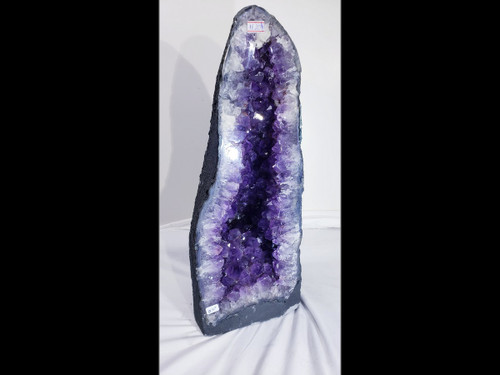 Amethyst Church Crystal Cathedral Geode - Great Color!  18" Tall