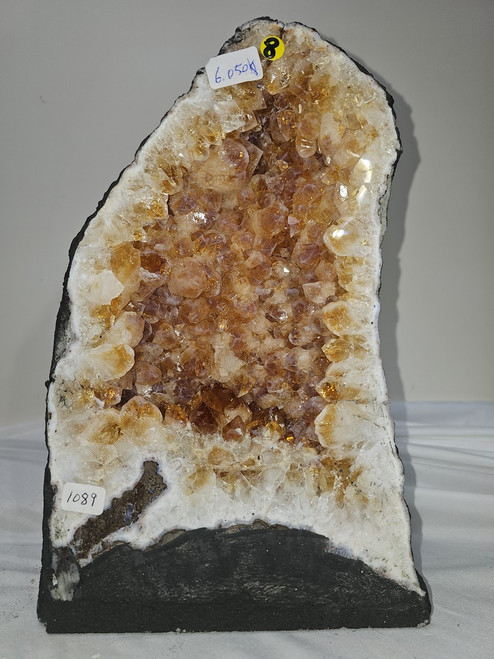 Citrine Church Crystal Cathedral Geode - 11 inches 