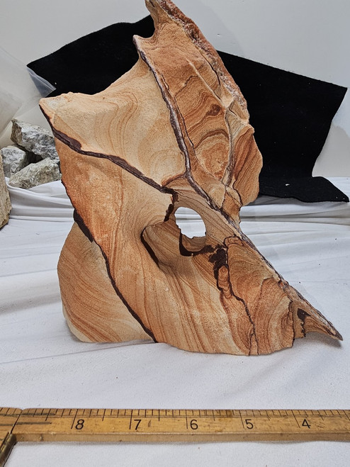 Beautiful Natural Arizona Sierra Sand Stone Arch - Free Form - 8.5" Tall