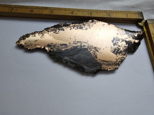 Long (Large) Copper Ore Decorator Slab - Michigan Native Copper #22