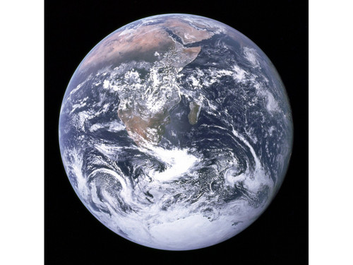 Earth - From Apollo 17- Historic NASA Photo  - 24" x 24" Photo Print