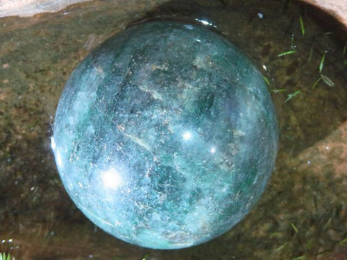 Polished Fuchsite Quartz Crystal Ball  - Crystal Sphere