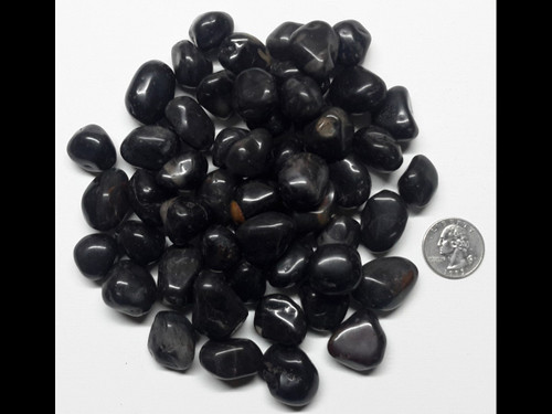 Black Onyx - Tumbled Stone - by the pound 