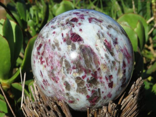 Polished Large Eudialyte (Rubellite) Sphere / Crystal Ball 