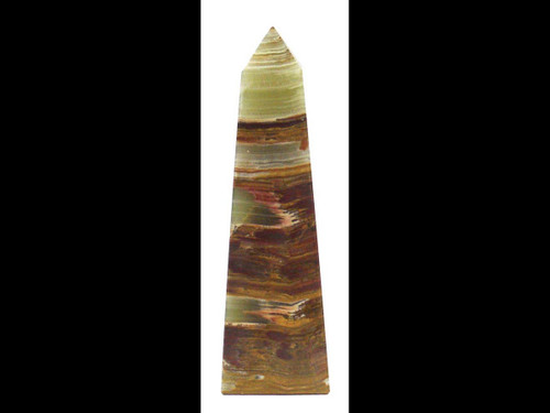 Banded Onyx Polished Obelisk - 6"