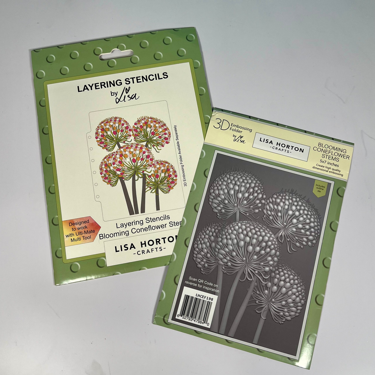 Flowers Branches Plastic Embossing Folders for Card Making Flower Stem