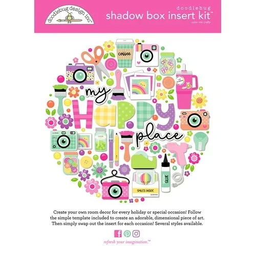Doodlebug Color Me Crafty Shadow Box Kit