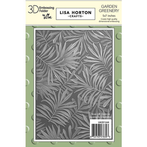 Garden Greenery 3D Embossing Folder by Lisa Horton