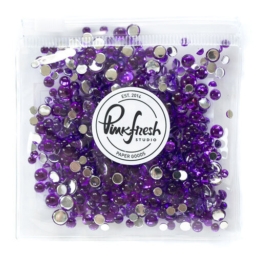 Purple Clear Drops by Pink Fresh Studios