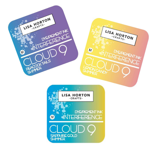 Lisa Horton Shimmer Cloud 9 Interference Inks Sampler