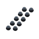 M4 Flanged Lock Nuts (10)