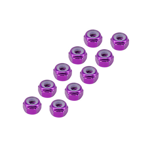 M4 Aluminum Lock Nut (10)