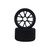 1/12th Foam Front Tires (2) "X" Compound