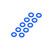 3 x 6 x .5mm Aluminum Shims (12)