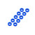 3 x 6 x 2.0mm Aluminum Shims (12)