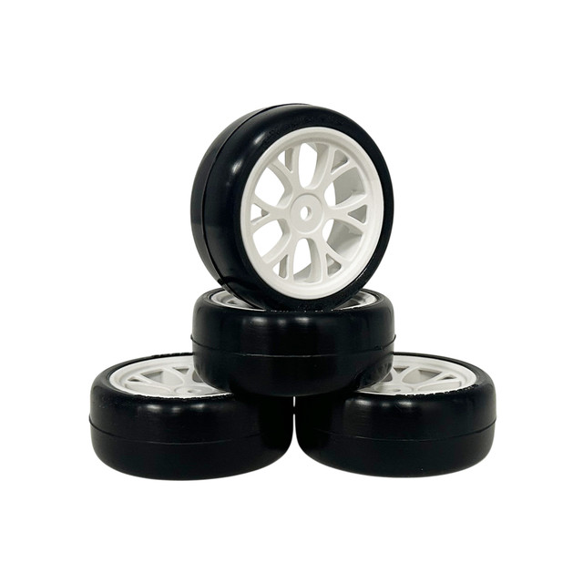 Pre-Mount Touring Car Carpet Tires (4)