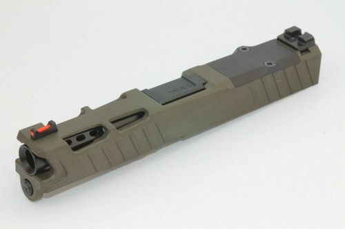 CURRENTLY OUT OF STOCK - FOR GLOCK 19 GEN 3 80 SLIDE COMPLETE ZAFFIRI Precision ZPS.4 PORTED OD GREEN CURRENTLY OUT OF STOCK - FOR GLOCK 19 GEN 3 80 SLIDE COMPLETE ZAFFIRI Precision ZPS.4 PORTED OD GREEN [[collection]] [[product_type]] 471.22 Hotglocks.com