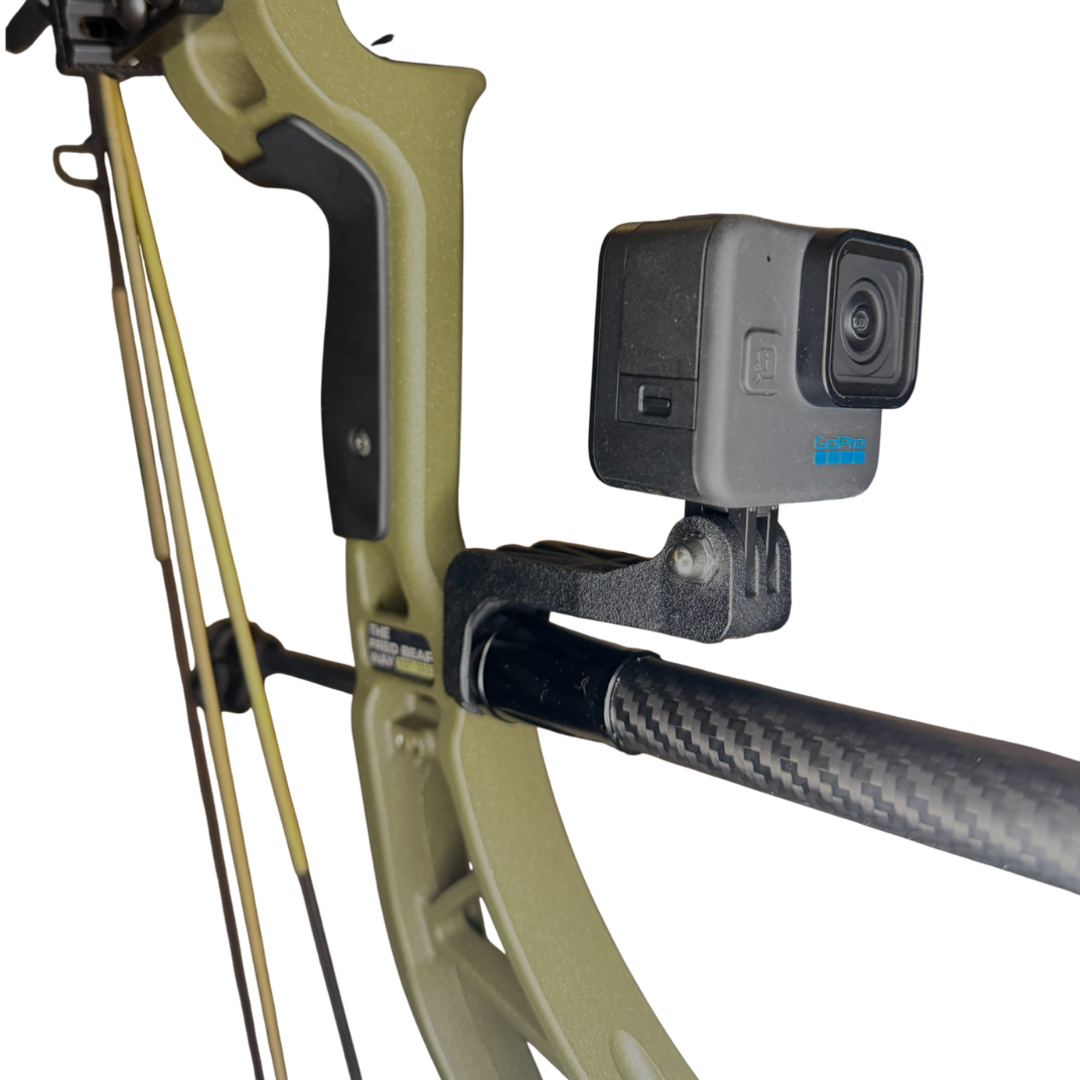Compound Bow Mount Für GoPro & Insta360 – Aus Carbon & ABS, Einfach Zu Montieren – Perfekt Für Bogenschützen & Jagdaufnahmen