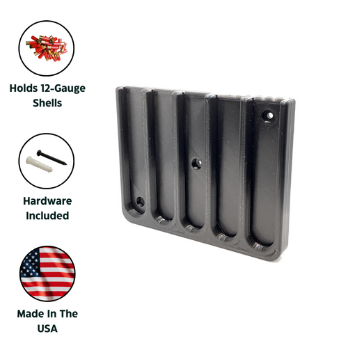 12-Gauge Shotgun Shell Rack Wall Mount