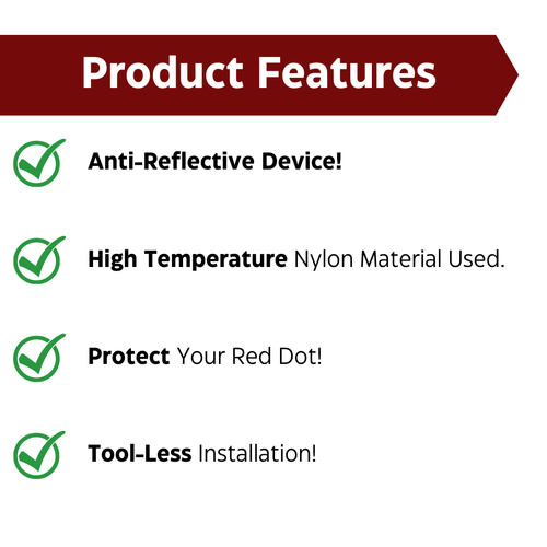 Vortex Crossfire RDS Hex ARD Cover KillFlash | Red Dot Lens Cap